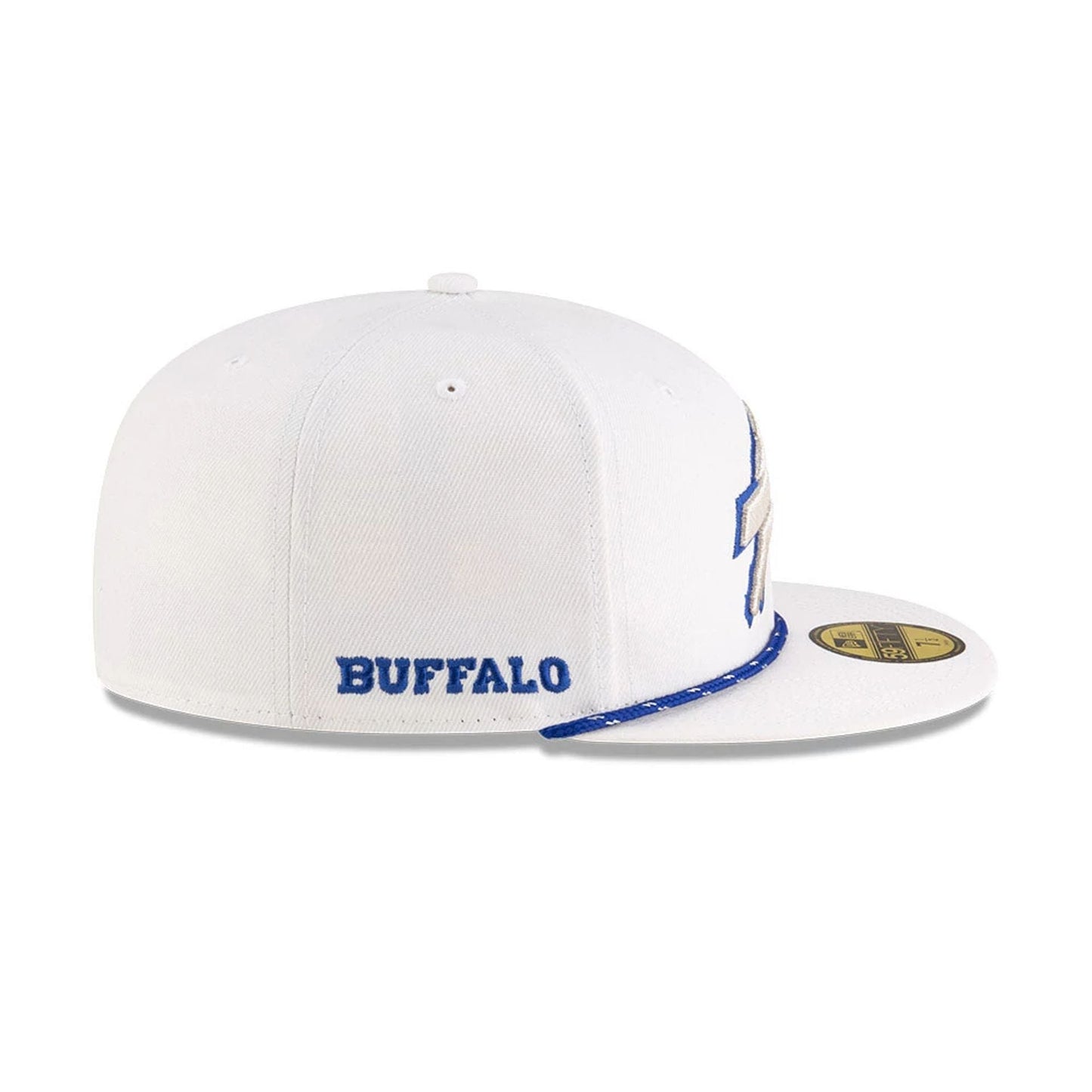 This is a Buffalo Bills NFL Rivalry 2025 White 59FIFTY Fitted Cap 5