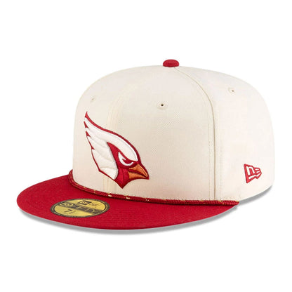 This is a Arizona Cardinals NFL Rivalry 2025 Cream 59FIFTY Fitted Cap 4