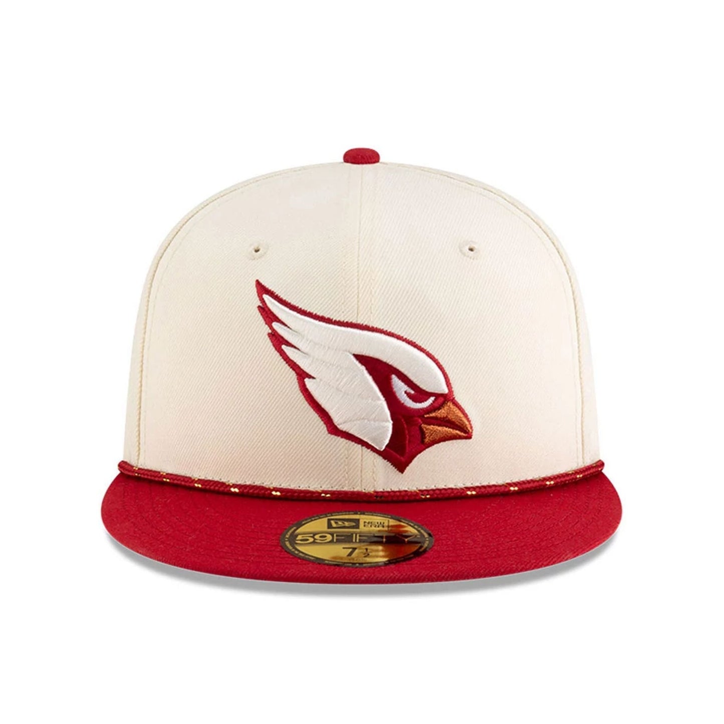 This is a Arizona Cardinals NFL Rivalry 2025 Cream 59FIFTY Fitted Cap 3