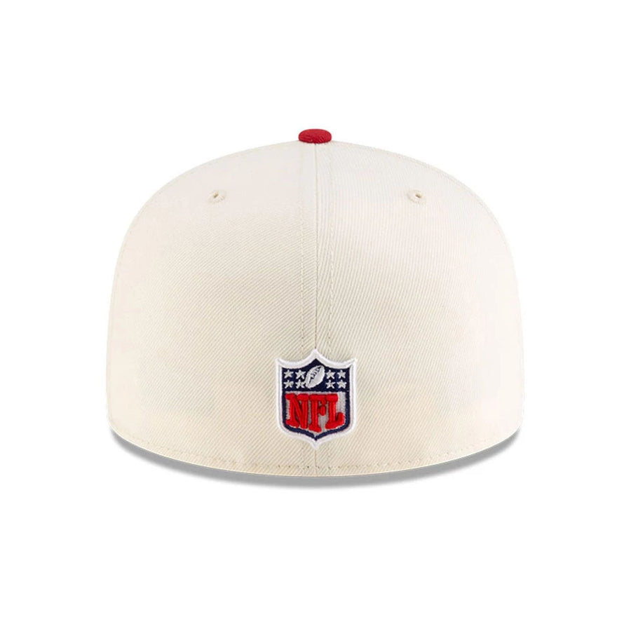 This is a Arizona Cardinals NFL Rivalry 2025 Cream 59FIFTY Fitted Cap 7