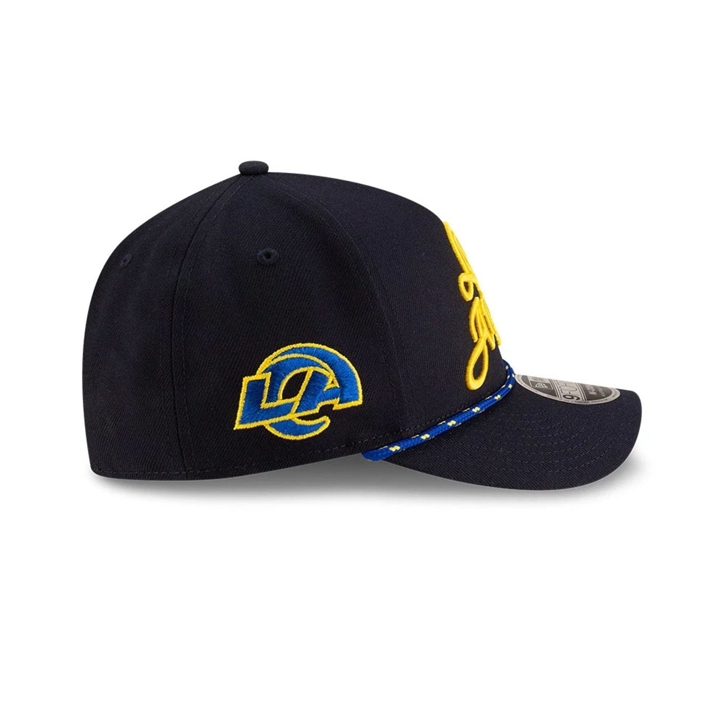 This is a LA Rams NFL Rivalry 2025 Dark Blue 9FORTY M-Crown A-Frame Adjustable Cap 5