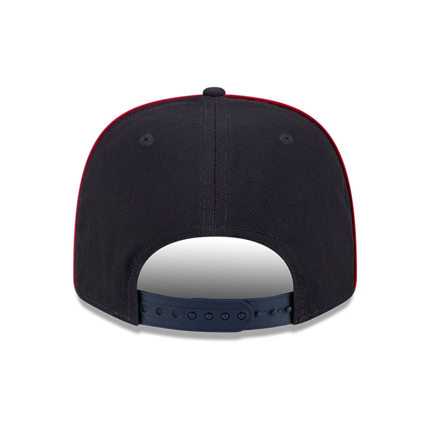 This is a Atlanta Braves MLB Bristol 2025 Navy 9SEVENTY Stretch Snap Adjustable Cap 6