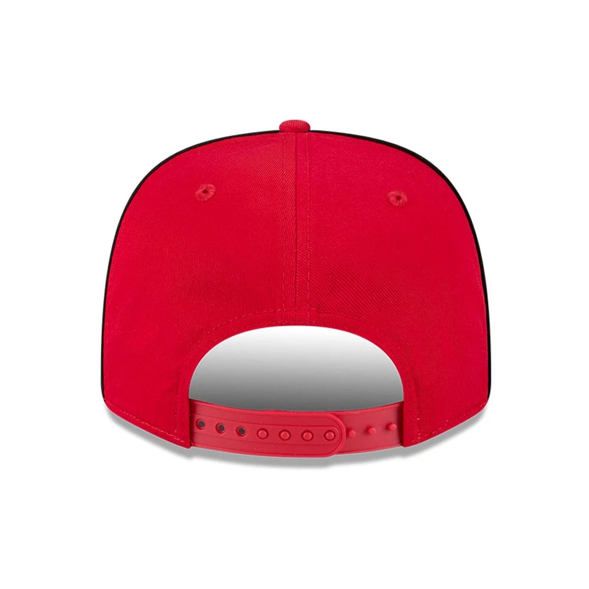 This is a Cincinnati Reds MLB Bristol 2025 Red 9SEVENTY Stretch Snap Adjustable Cap 6