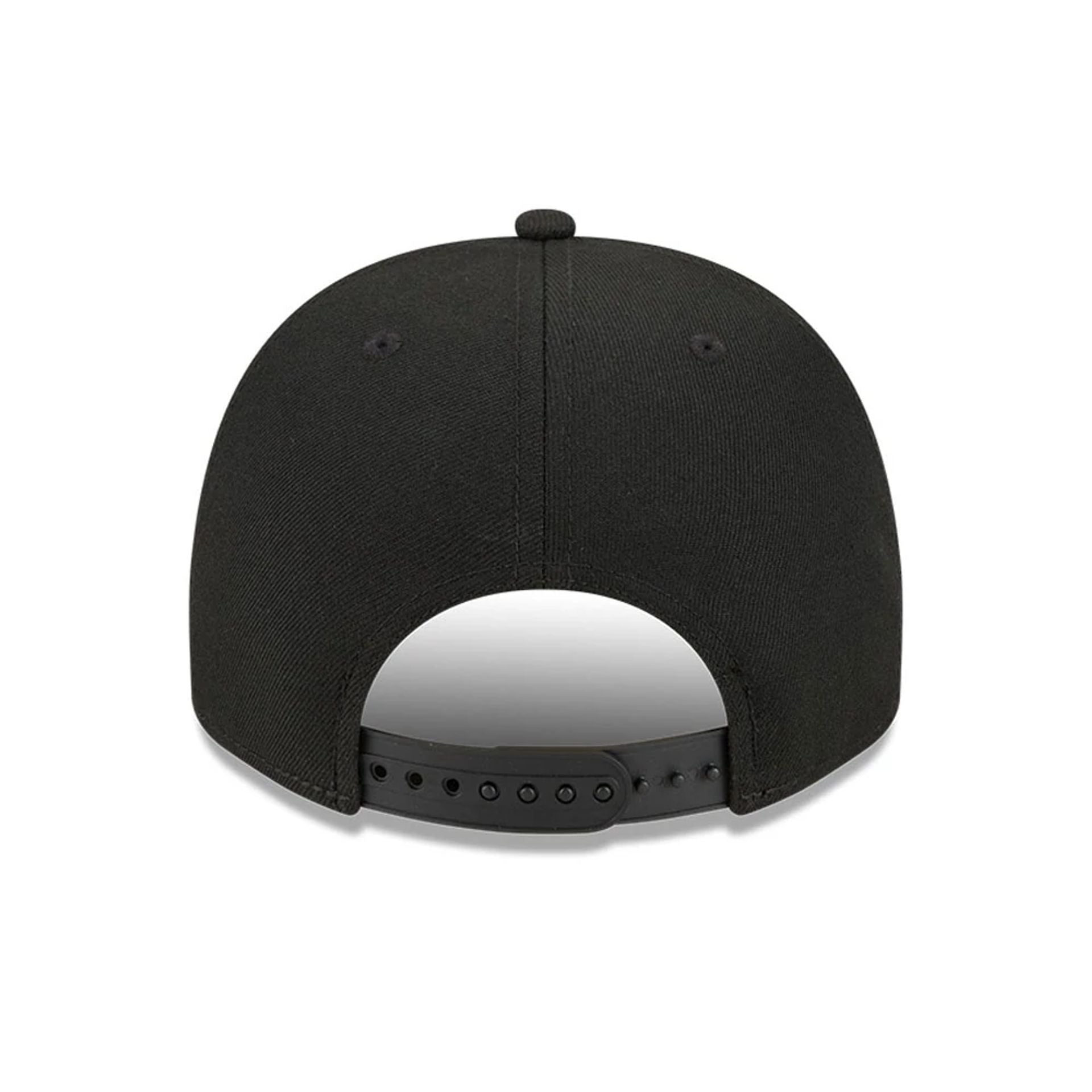This is a Cincinnati Reds MLB Bristol 2025 Black 9FIFTY A-Frame Snapback Adjustable Cap 7