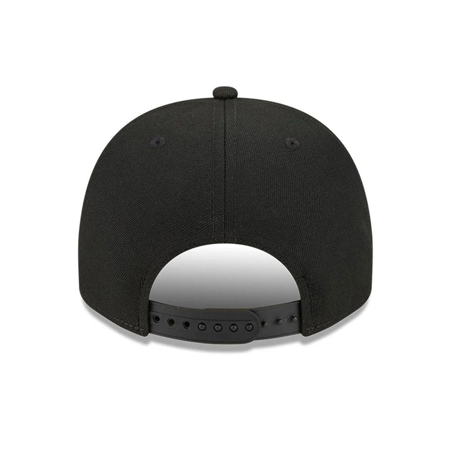 This is a Cincinnati Reds MLB Bristol 2025 Black 9FIFTY A-Frame Snapback Adjustable Cap 7