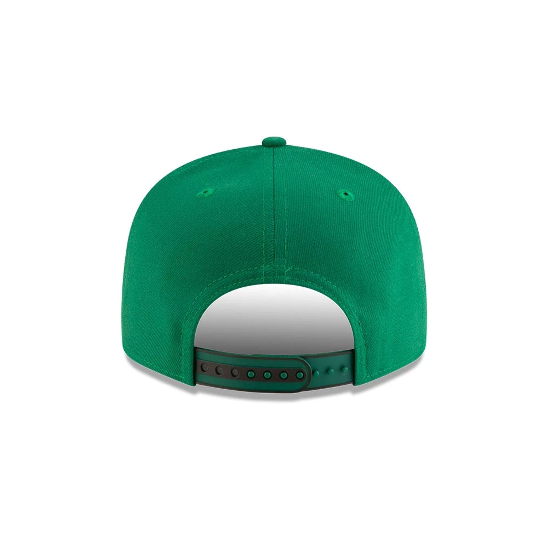 This is a Boston Celtics NBA Tip Off 2025 Green 9FIFTY Split Panel Snapback Adjustable Cap 7