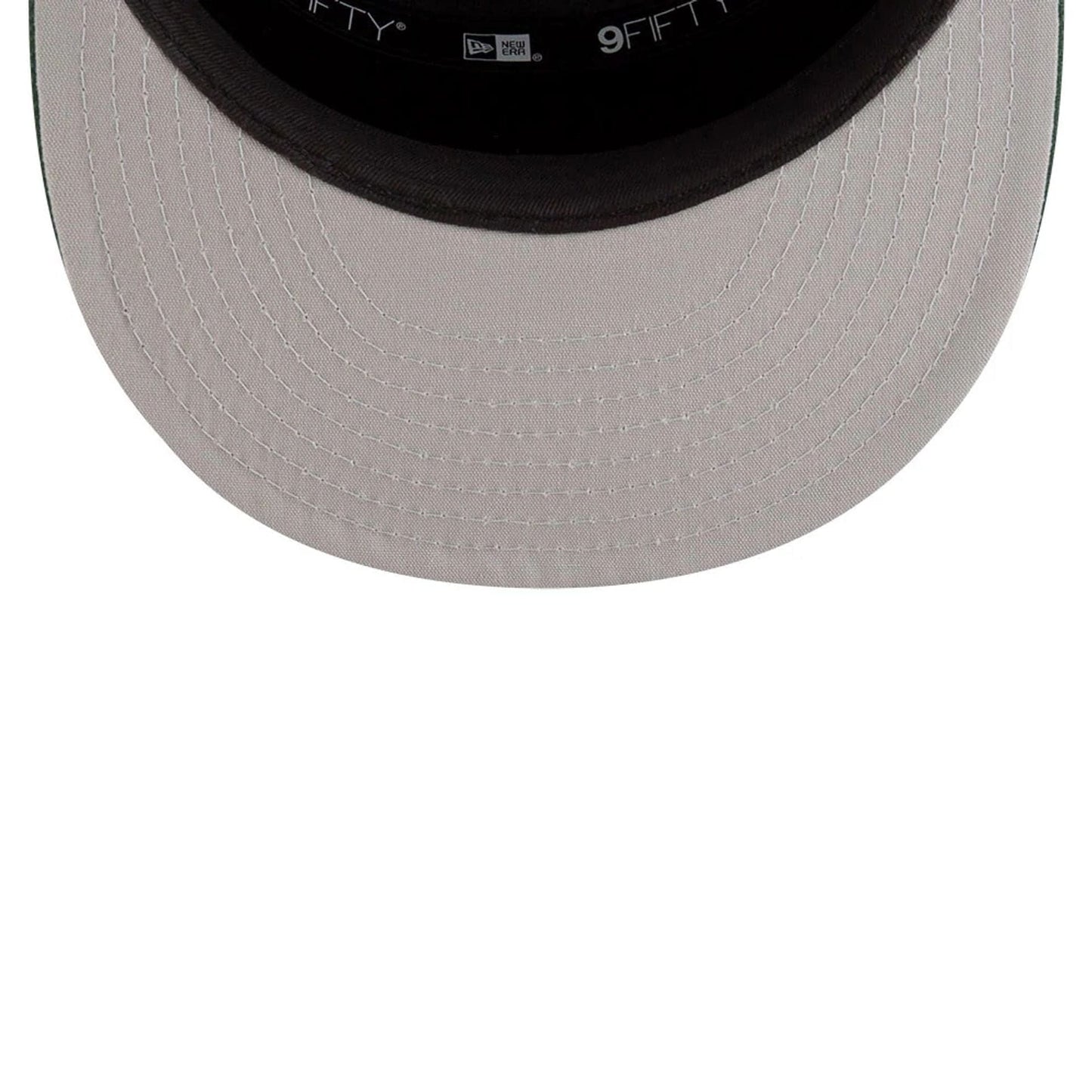 This is a Milwaukee Bucks NBA Tip Off 2025 Dark Green 9FIFTY Split Panel Snapback Adjustable Cap 2