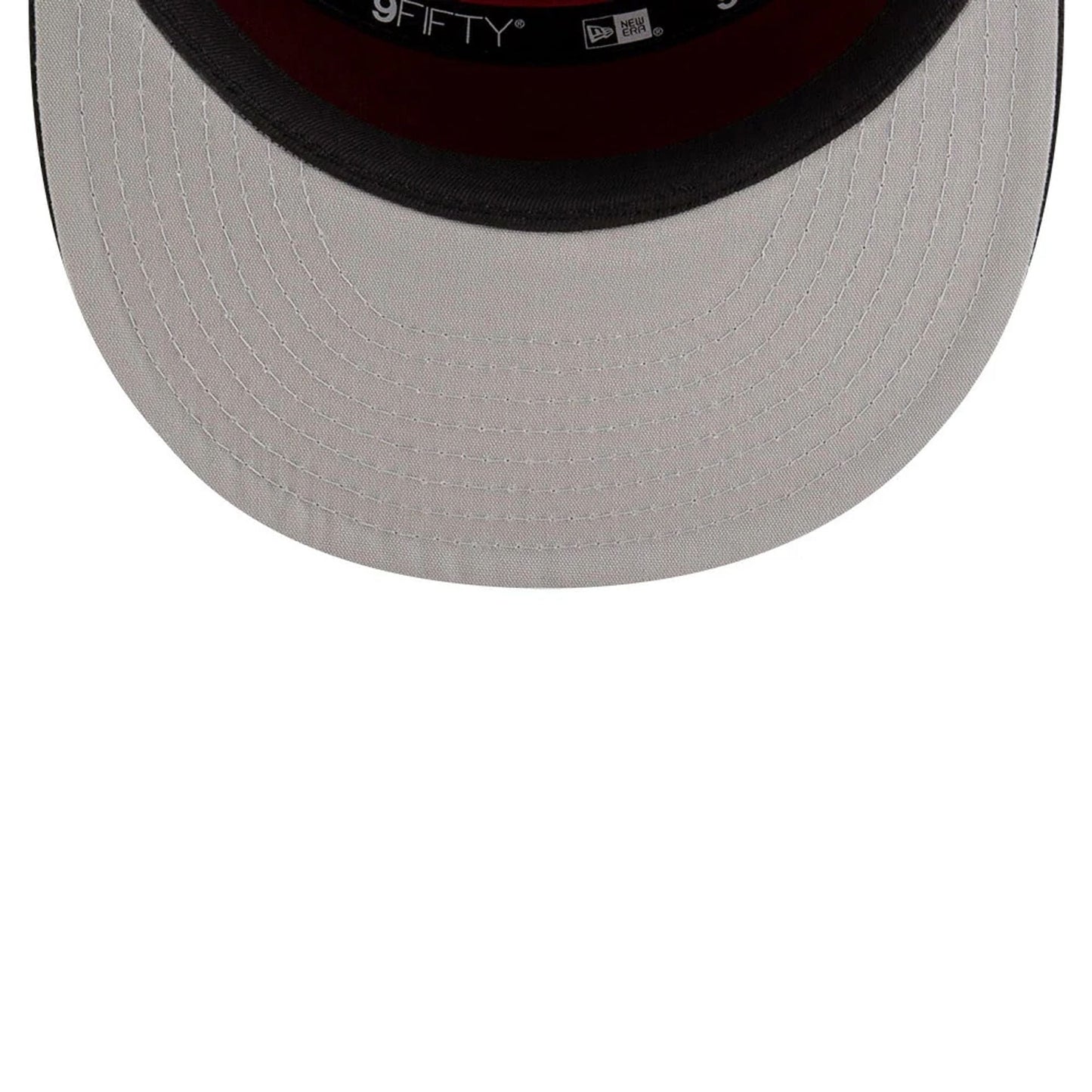 This is a Miami Heat NBA Tip Off 2025 Black 9FIFTY Split Panel Snapback Adjustable Cap 2