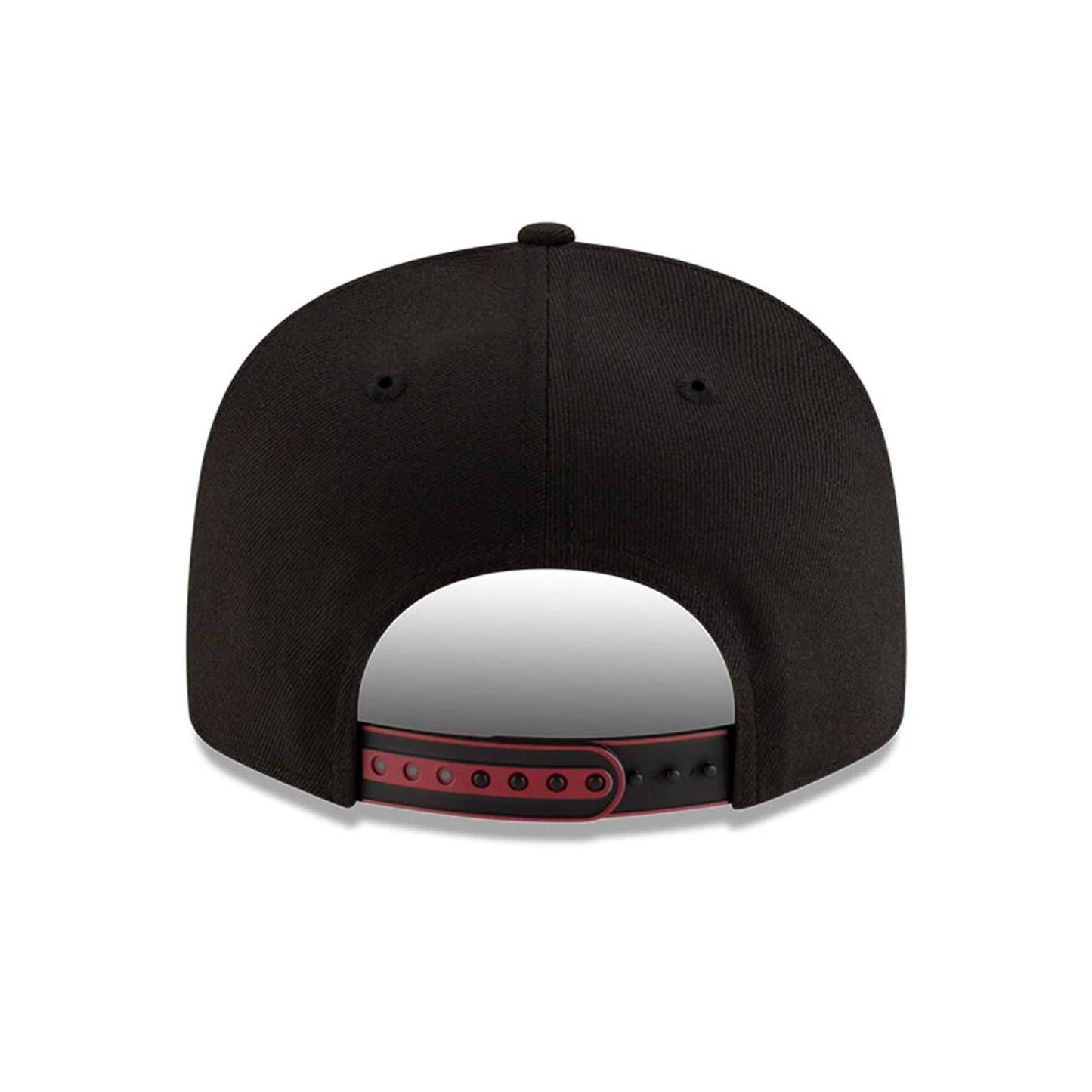 This is a Miami Heat NBA Tip Off 2025 Black 9FIFTY Split Panel Snapback Adjustable Cap 7