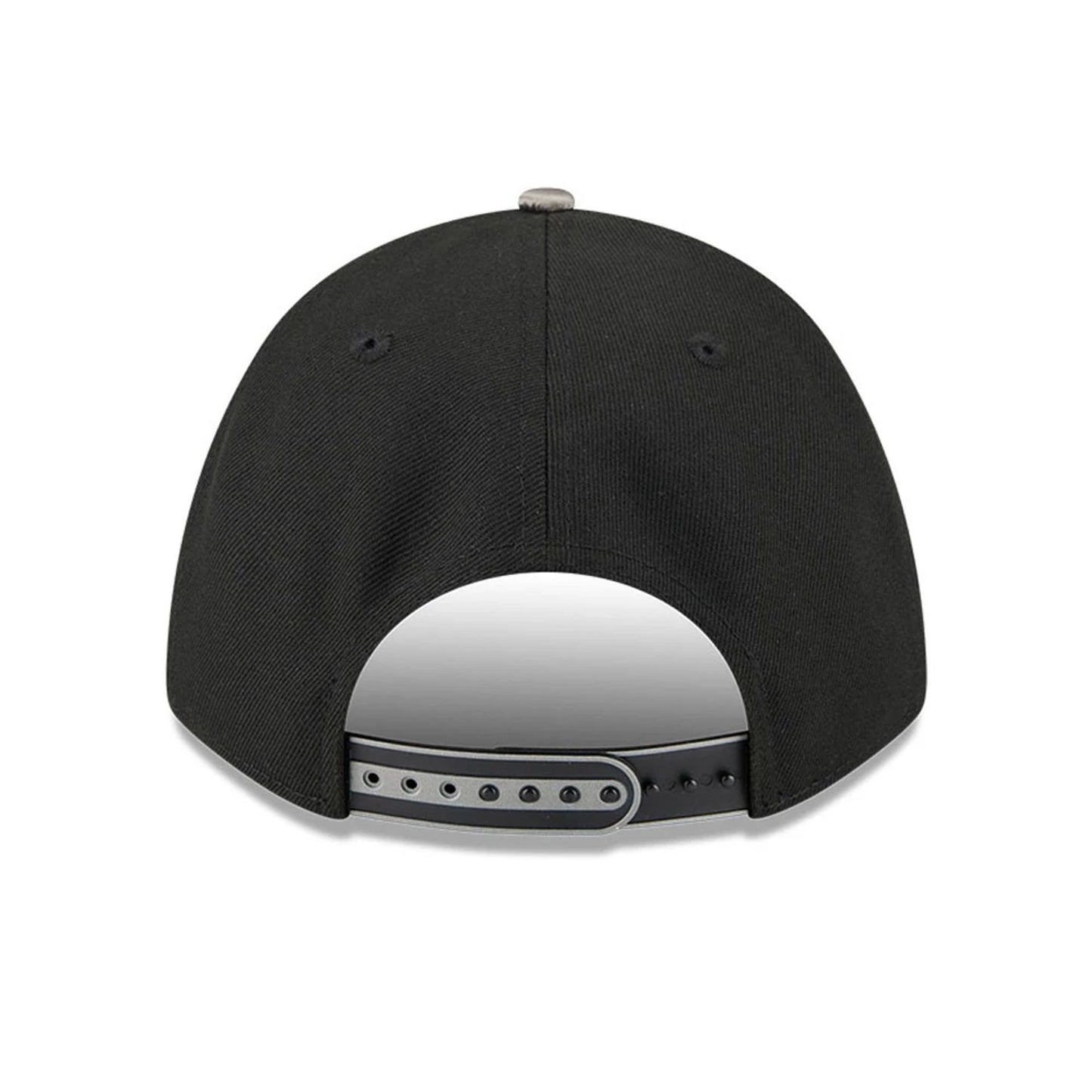 This is a Brooklyn Nets NBA Tip Off 2025 Black 9FORTY M-Crown A-Frame Adjustable Cap 5