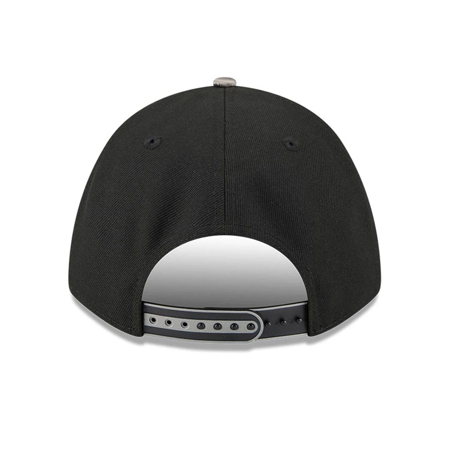 This is a Brooklyn Nets NBA Tip Off 2025 Black 9FORTY M-Crown A-Frame Adjustable Cap 5