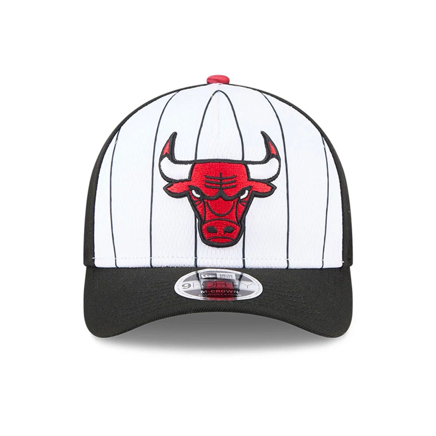 This is a Chicago Bulls NBA Tip Off 2025 Black 9FORTY M-Crown A-Frame Adjustable Cap 3
