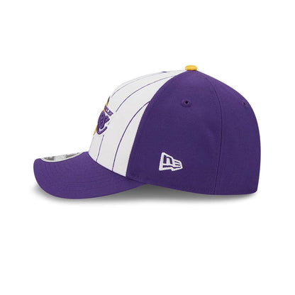 This is a LA Lakers NBA Tip Off 2025 Purple 9FORTY M-Crown A-Frame Adjustable Cap 5