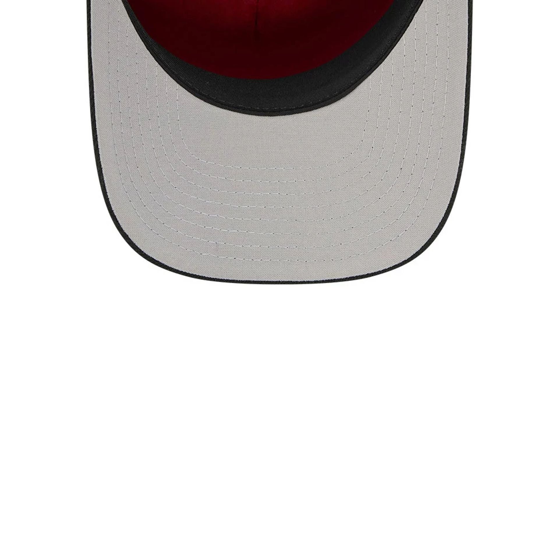 This is a Miami Heat NBA Tip Off 2025 Black 9FORTY M-Crown A-Frame Adjustable Cap 2