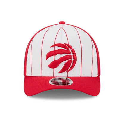 This is a Toronto Raptors NBA Tip Off 2025 Red 9FORTY M-Crown A-Frame Adjustable Cap 3