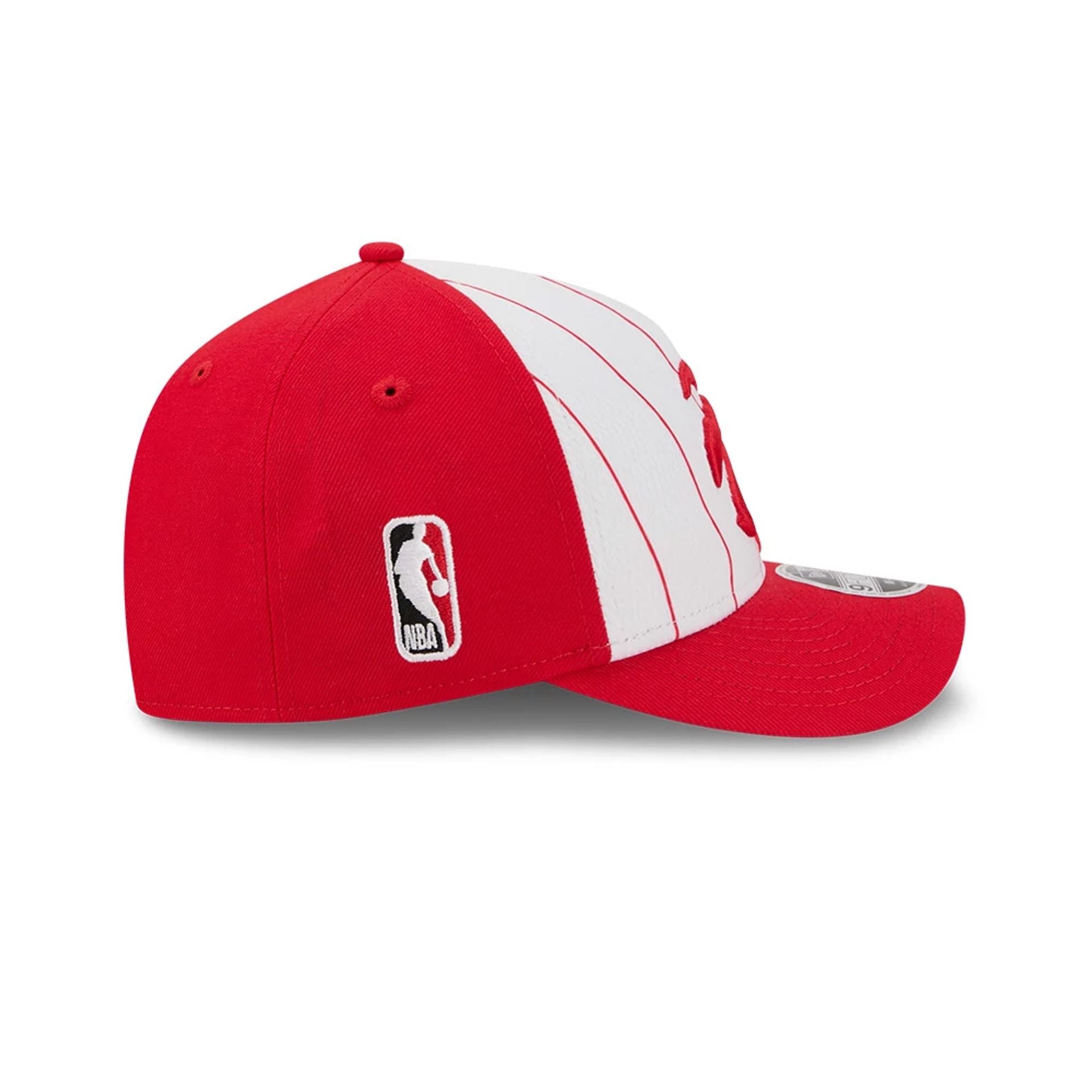 This is a Toronto Raptors NBA Tip Off 2025 Red 9FORTY M-Crown A-Frame Adjustable Cap 6