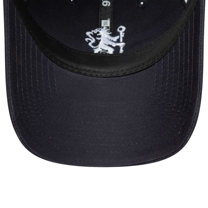 This is a Chelsea FC Lion Crest London Navy 9TWENTY Adjustable Cap 7