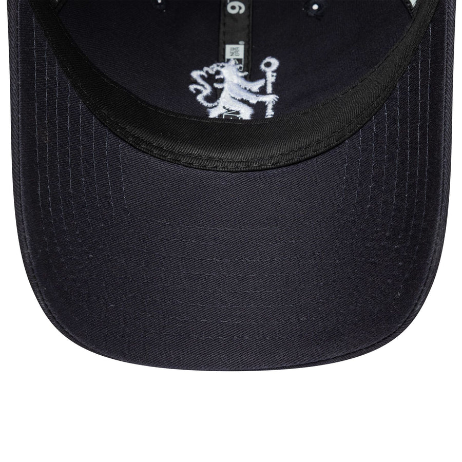This is a Chelsea FC Lion Crest London Navy 9TWENTY Adjustable Cap 7