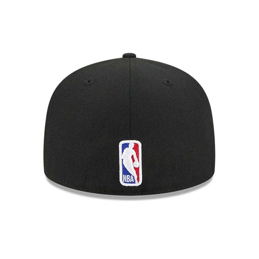 This is a Brooklyn Nets NBA City Edition Black 59FIFTY Fitted Cap 5