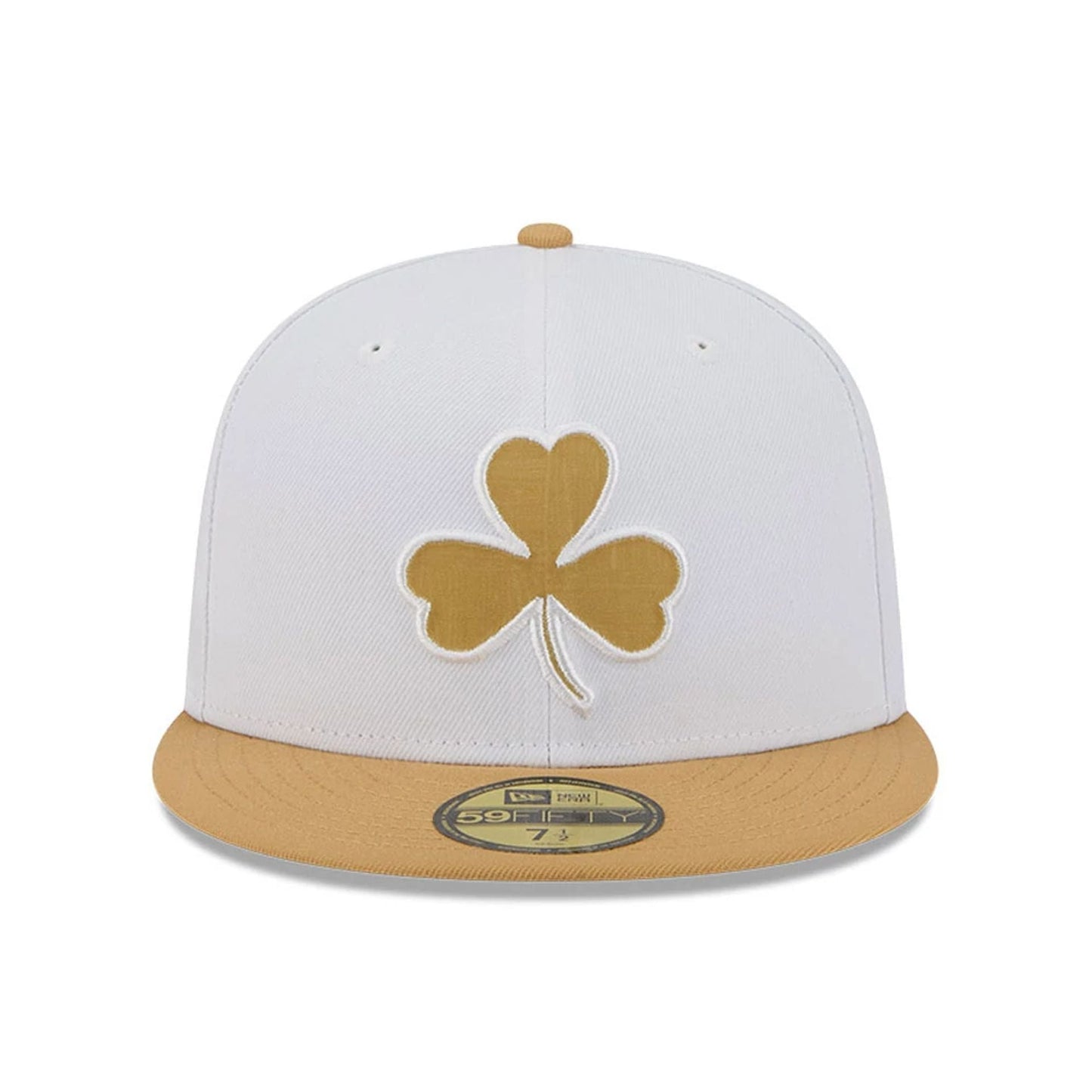 This is a Boston Celtics NBA City Edition White 59FIFTY Fitted Cap 3
