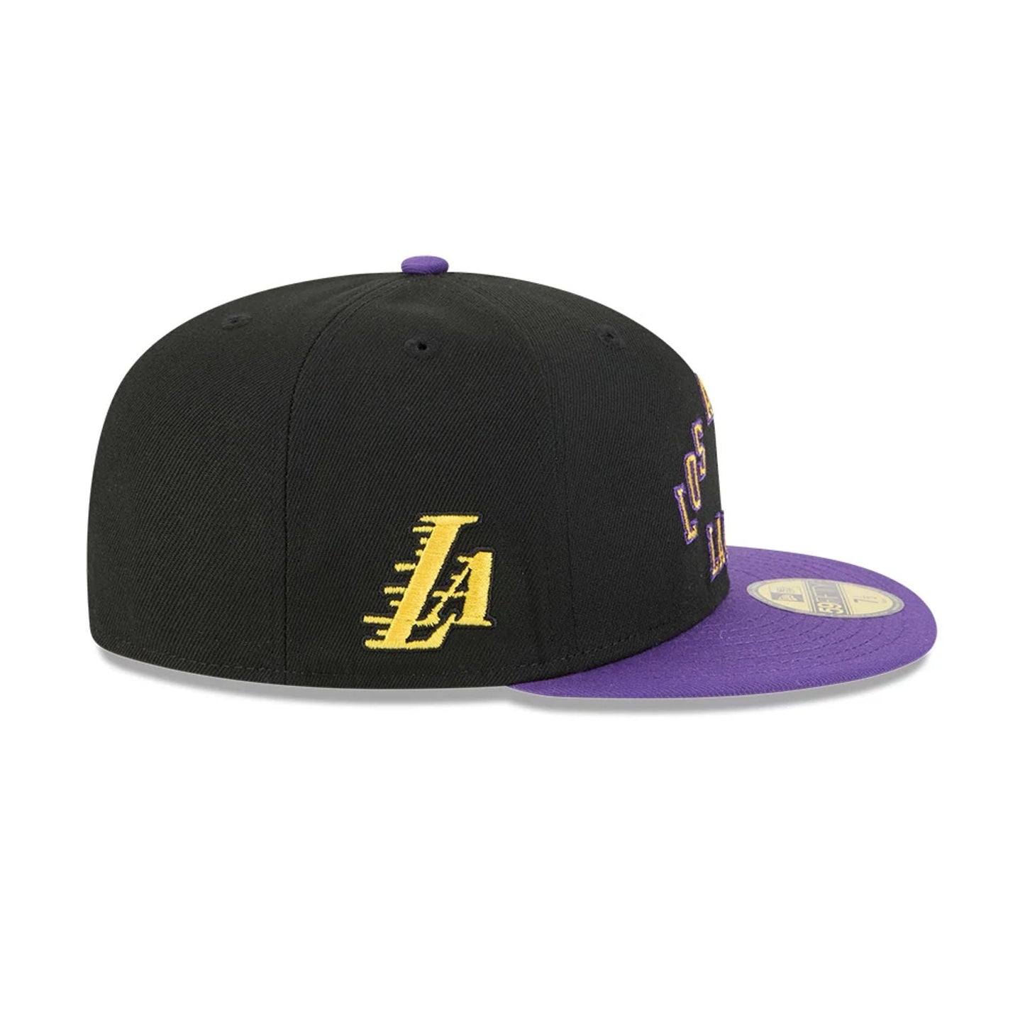 This is a LA Lakers NBA City Edition Purple 59FIFTY Fitted Cap 6
