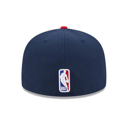 This is a Philadelphia 76ers NBA City Edition Blue 59FIFTY Fitted Cap 5