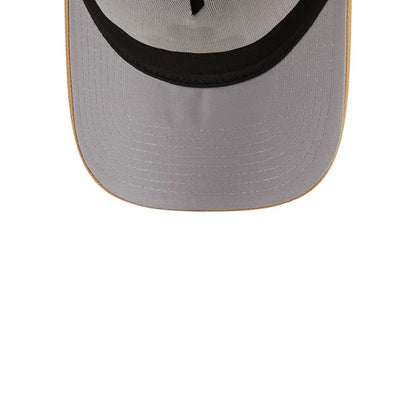 This is a Boston Celtics NBA City Edition Yellow 9FORTY A-Frame Trucker Adjustable Cap 2