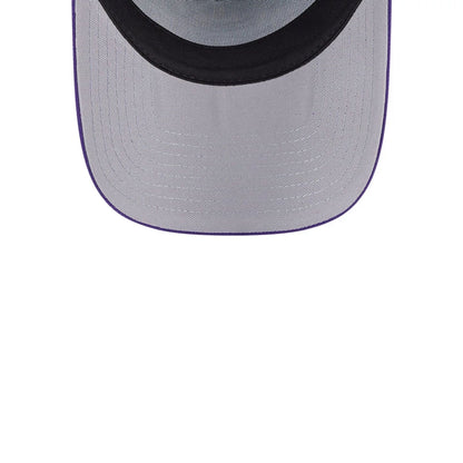 This is a LA Lakers NBA City Edition Purple 9FORTY A-Frame Trucker Adjustable Cap 2