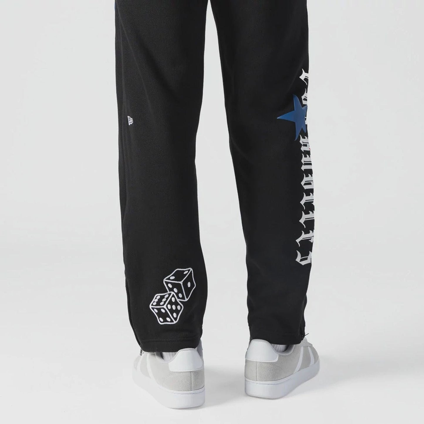 The Male model is wearing LA Dodgers MLB x Uptown Threads Black Joggers  3