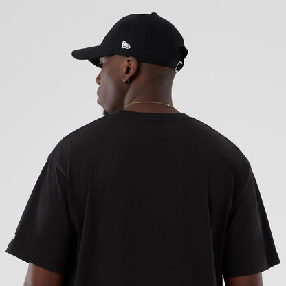 The Male model is wearing Seinfeld Lifestyle Graphic Black T-Shirt 6