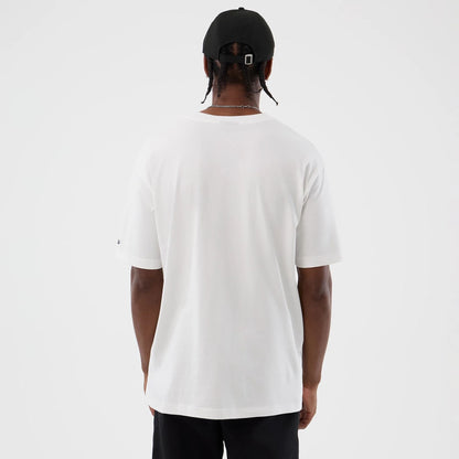 The Male model is wearing New York Yankees MLB Sport Classic White T-Shirt  2