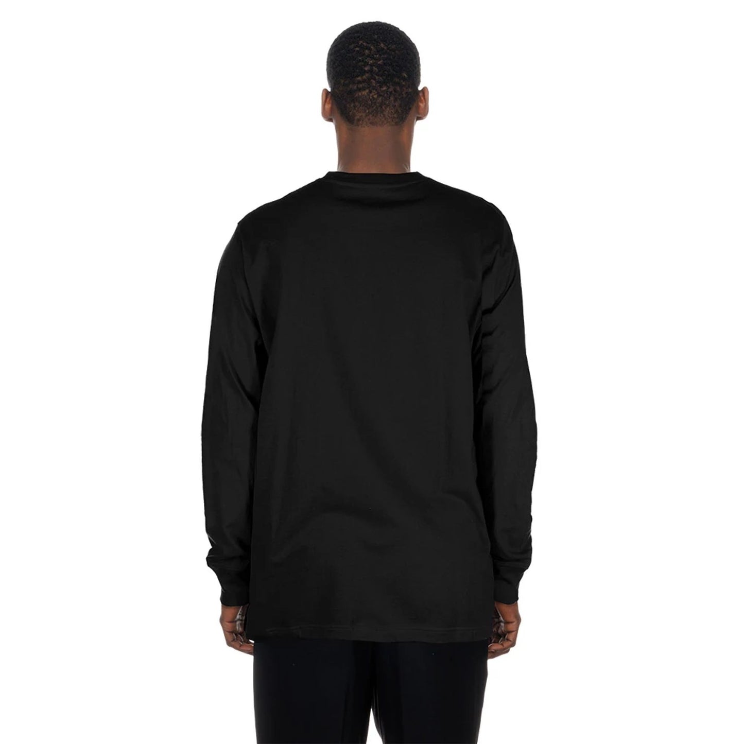 The Male model is wearing LA Dodgers MLB Sport Classic Black Long Sleeve T-Shirt  2