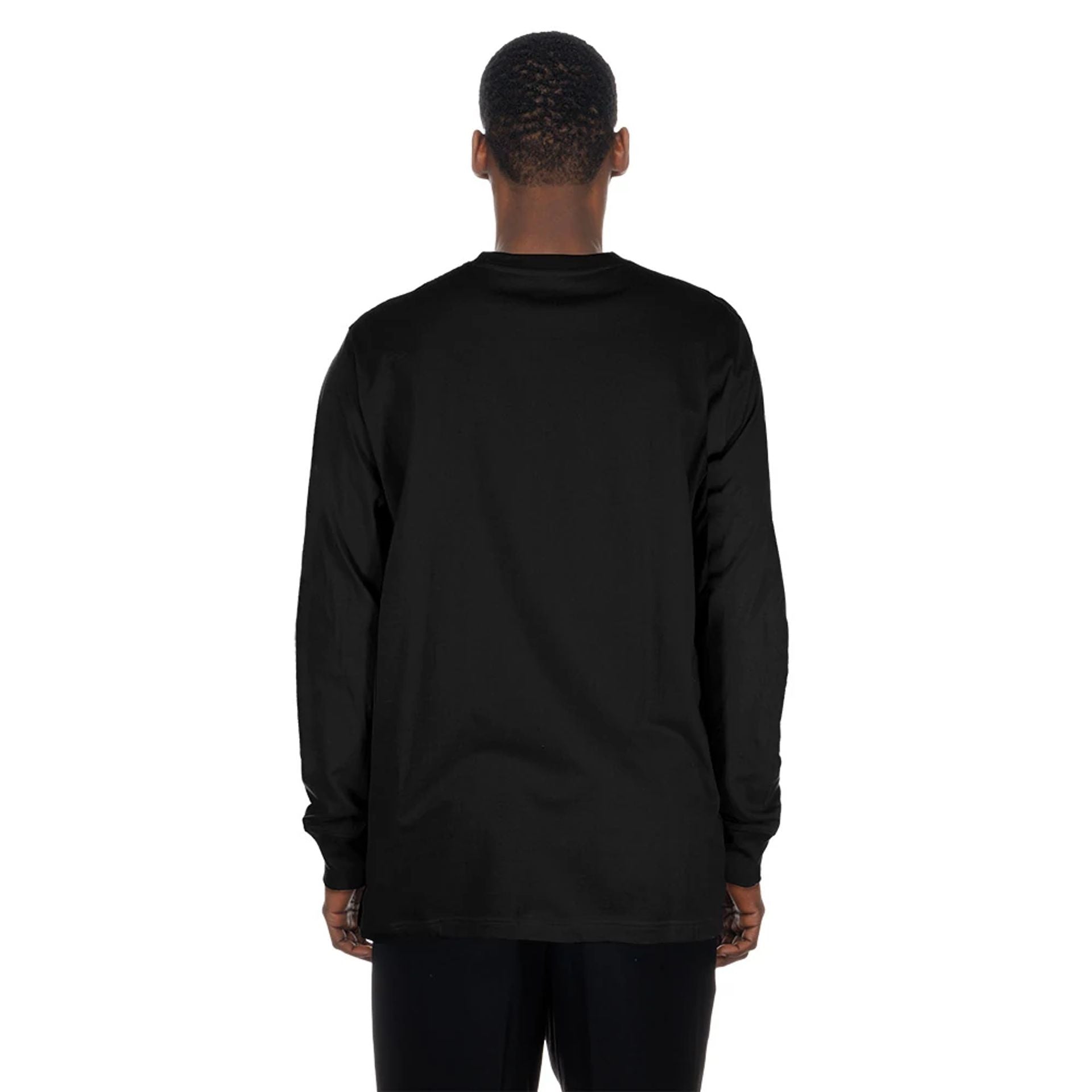 The Male model is wearing LA Dodgers MLB Sport Classic Black Long Sleeve T-Shirt  2