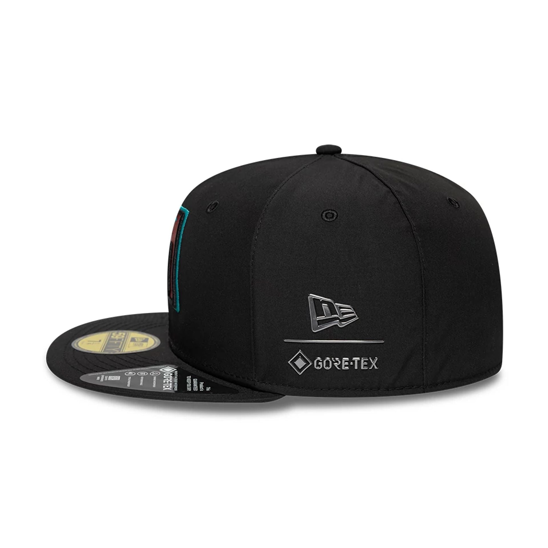 This is a Arizona Diamondbacks MLB Gore-Tex Black 59FIFTY Fitted Cap 5
