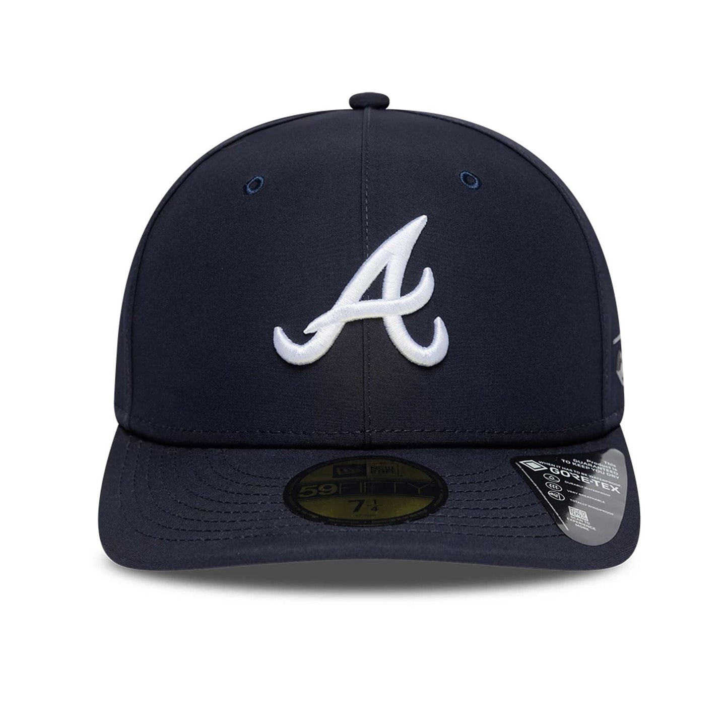 This is a Atlanta Braves MLB Gore-Tex Navy 59FIFTY Fitted Cap 3