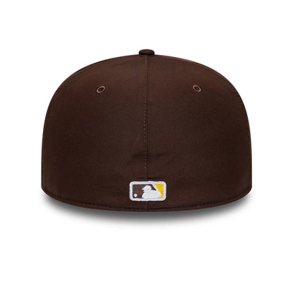 This is a San Diego Padres MLB Gore-Tex Dark Brown 59FIFTY Fitted Cap 7