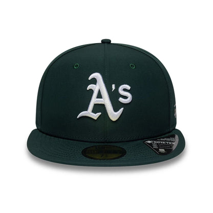 This is a Athletics MLB Gore-Tex Dark Green 59FIFTY Fitted Cap 3