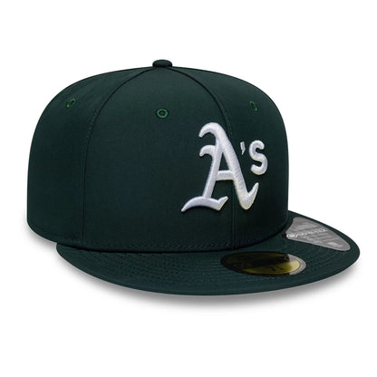 This is a Athletics MLB Gore-Tex Dark Green 59FIFTY Fitted Cap 4
