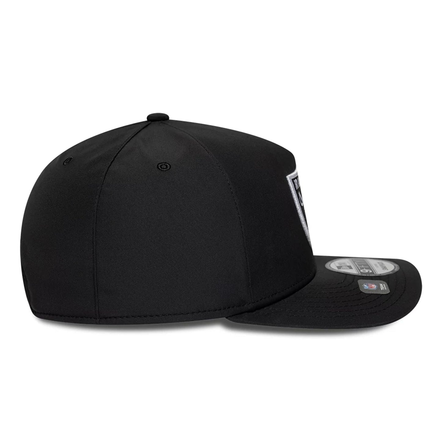 This is a Las Vegas Raiders NFL Gore-Tex Black 9FIFTY A-Frame Snapback Adjustable Cap 6