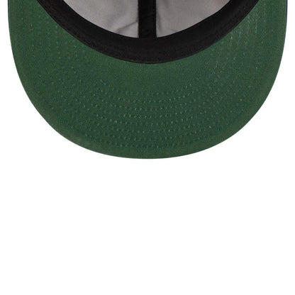 This is a LA Dodgers Three Looms x MLB Wool Pinstripe Dark Brown Retro Crown 9FIFTY Adjustable Cap 3