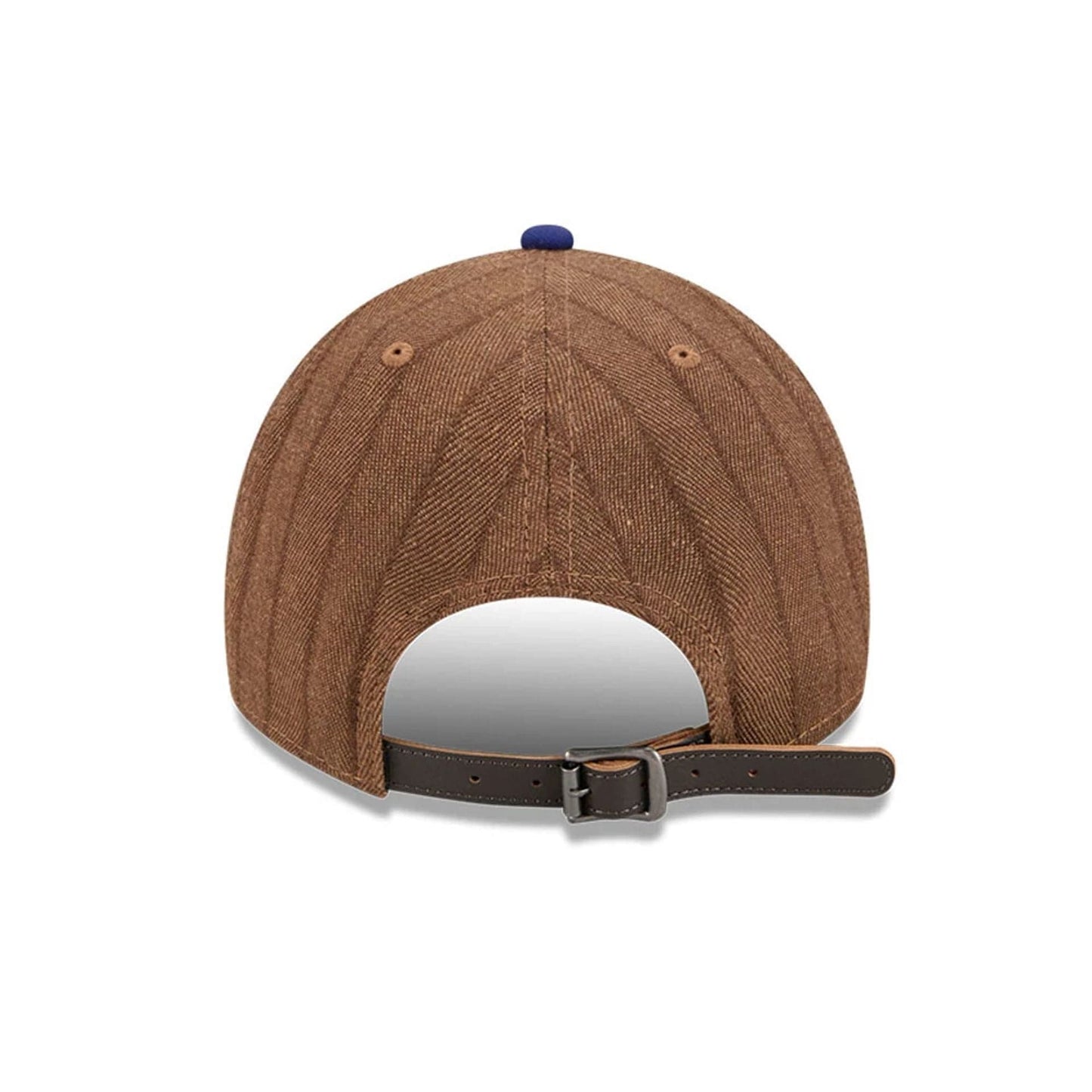 This is a LA Dodgers Three Looms x MLB Wool Pinstripe Dark Blue 9TWENTY A-Frame Adjustable Cap 5