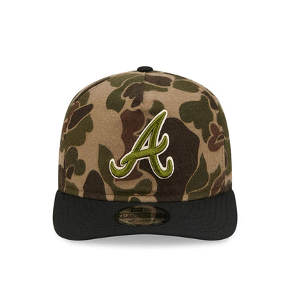 This is a Atlanta Braves Three Looms x MLB Wool Duck Camo 19TWENTY Adjustable Cap 3