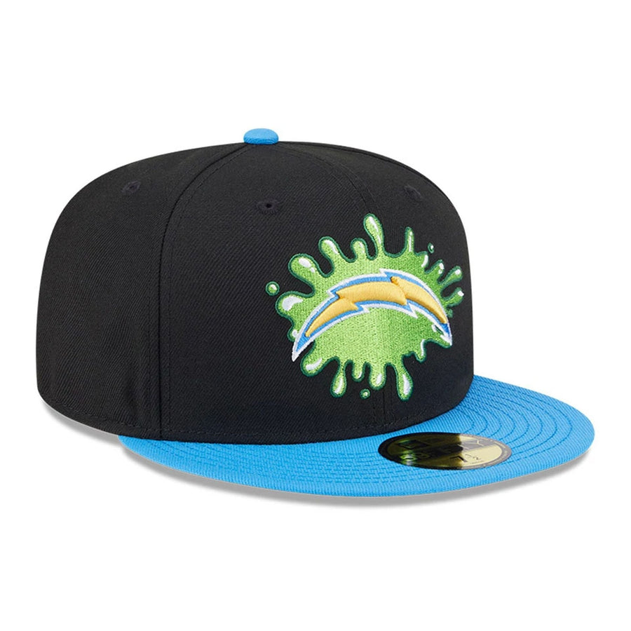 Pictured is this LA Chargers NFL x Nickelodeon black 59FIFTY Fitted cap. 4