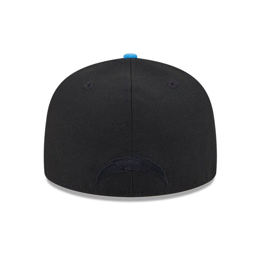 Pictured is this LA Chargers NFL x Nickelodeon black 59FIFTY Fitted cap. 5