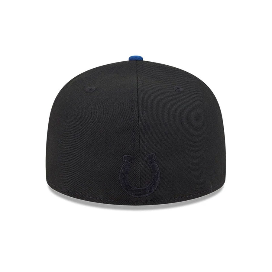 Pictured is this Indianapolis Colts NFL x Nickelodeon black 59FIFTY Fitted cap. 5