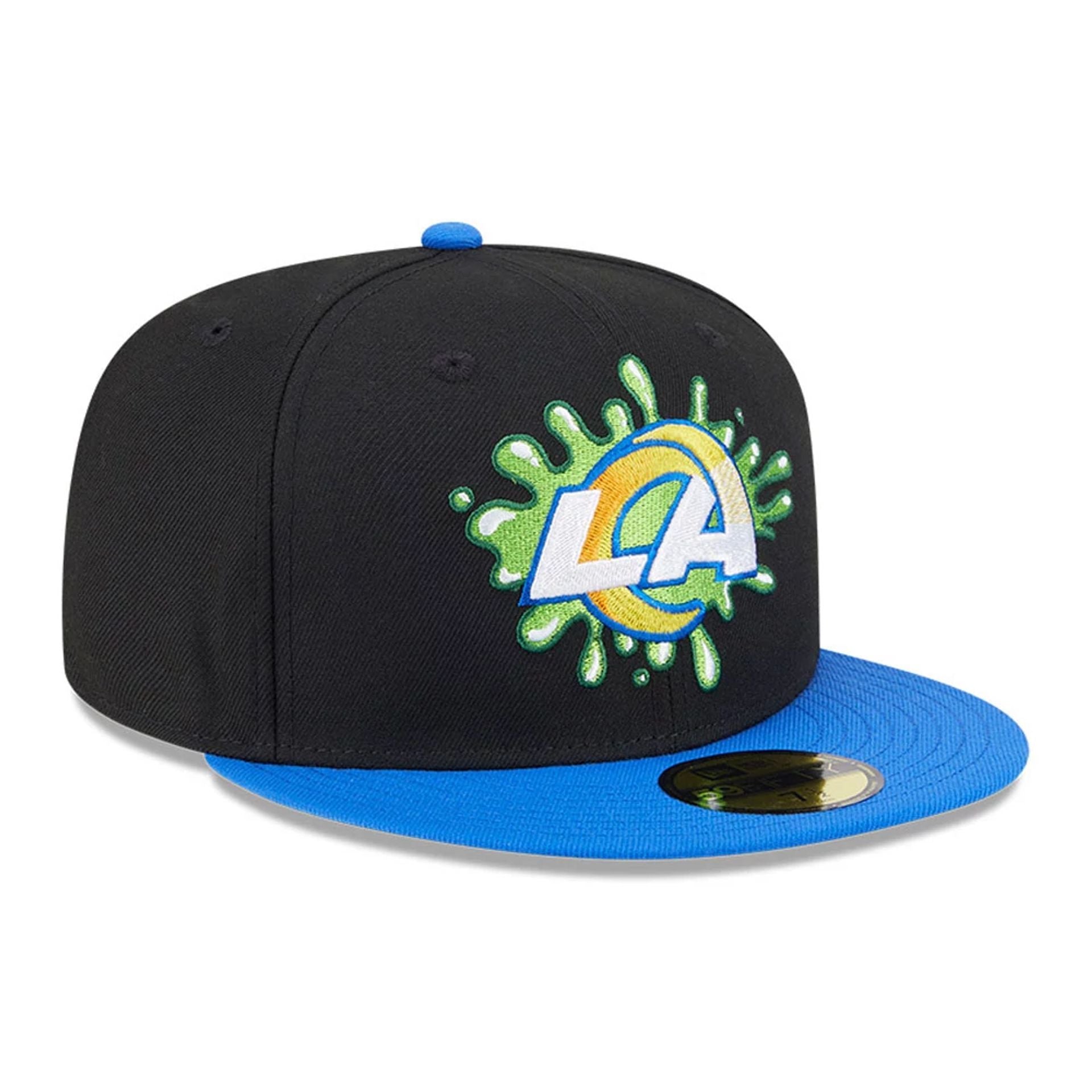 Pictured is this LA Rams NFL x Nickelodeon black 59FIFTY Fitted cap. 4