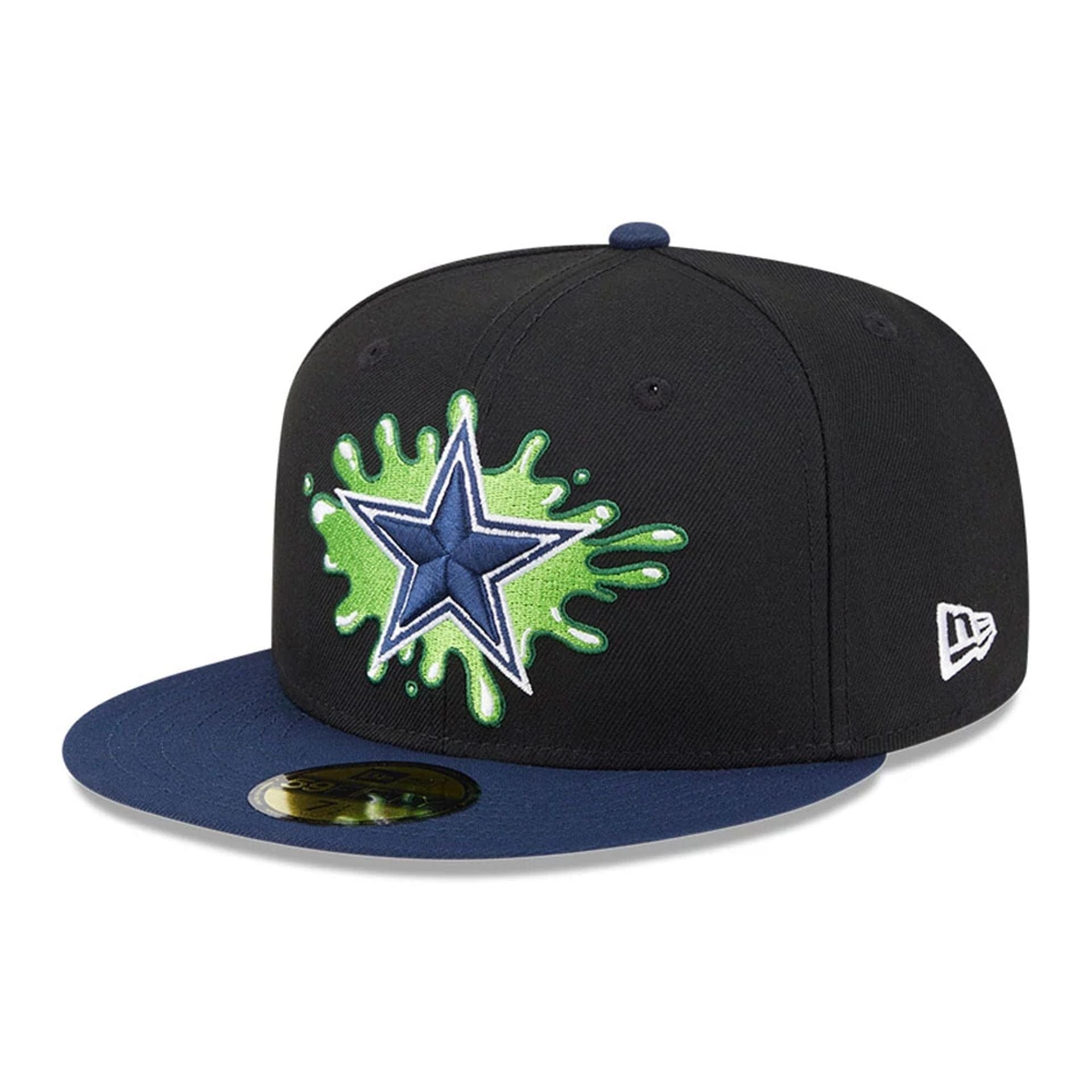 Pictured is this Dallas Cowboys NFL x Nickelodeon black 59FIFTY Fitted cap. 1