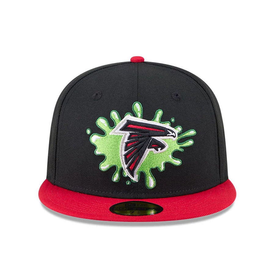 Pictured is this Atlanta Falcons NFL x Nickelodeon black 59FIFTY Fitted cap. 3