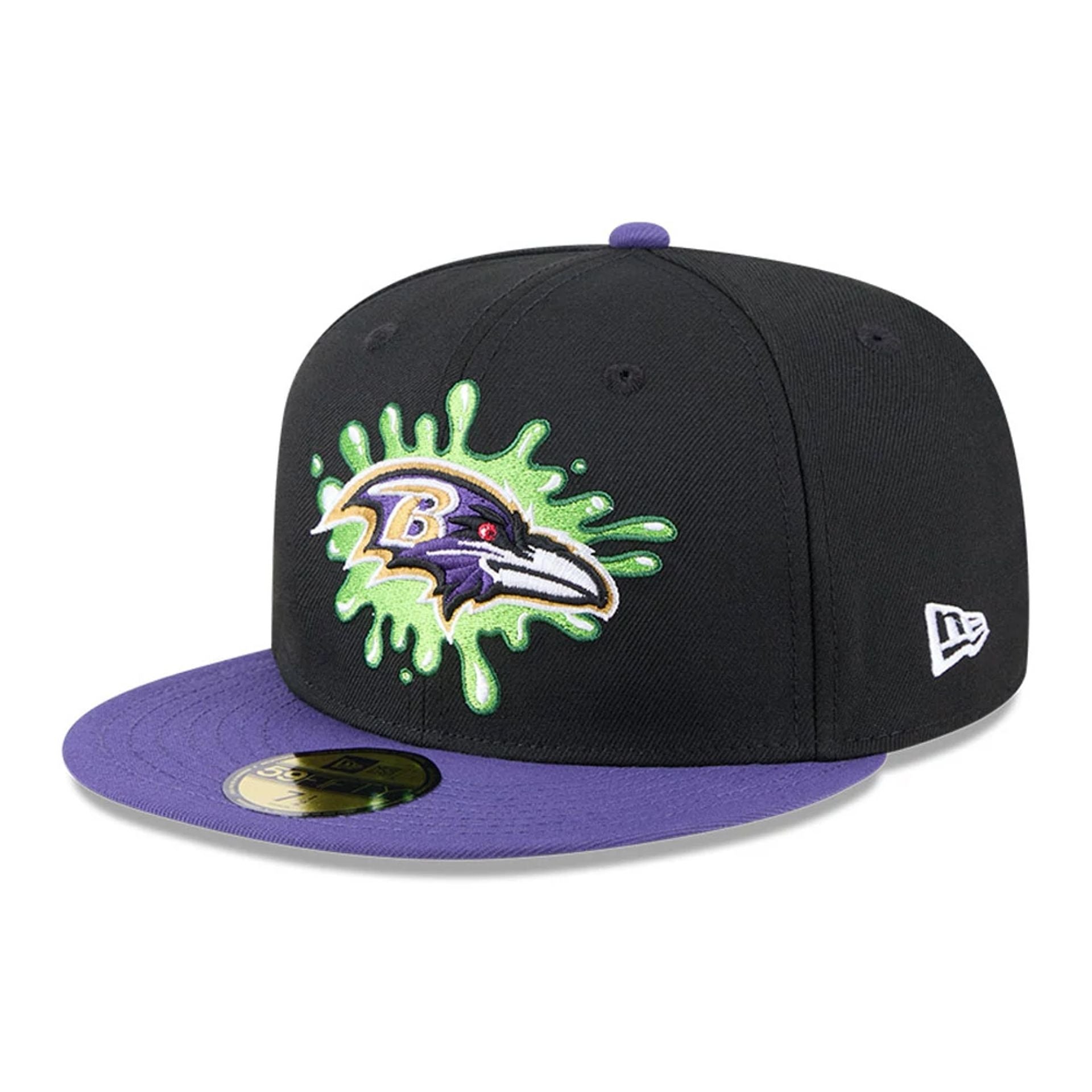 NFL x Nickelodeon Baltimore Ravens Black 59FIFTY Fitted Cap | NEC EU