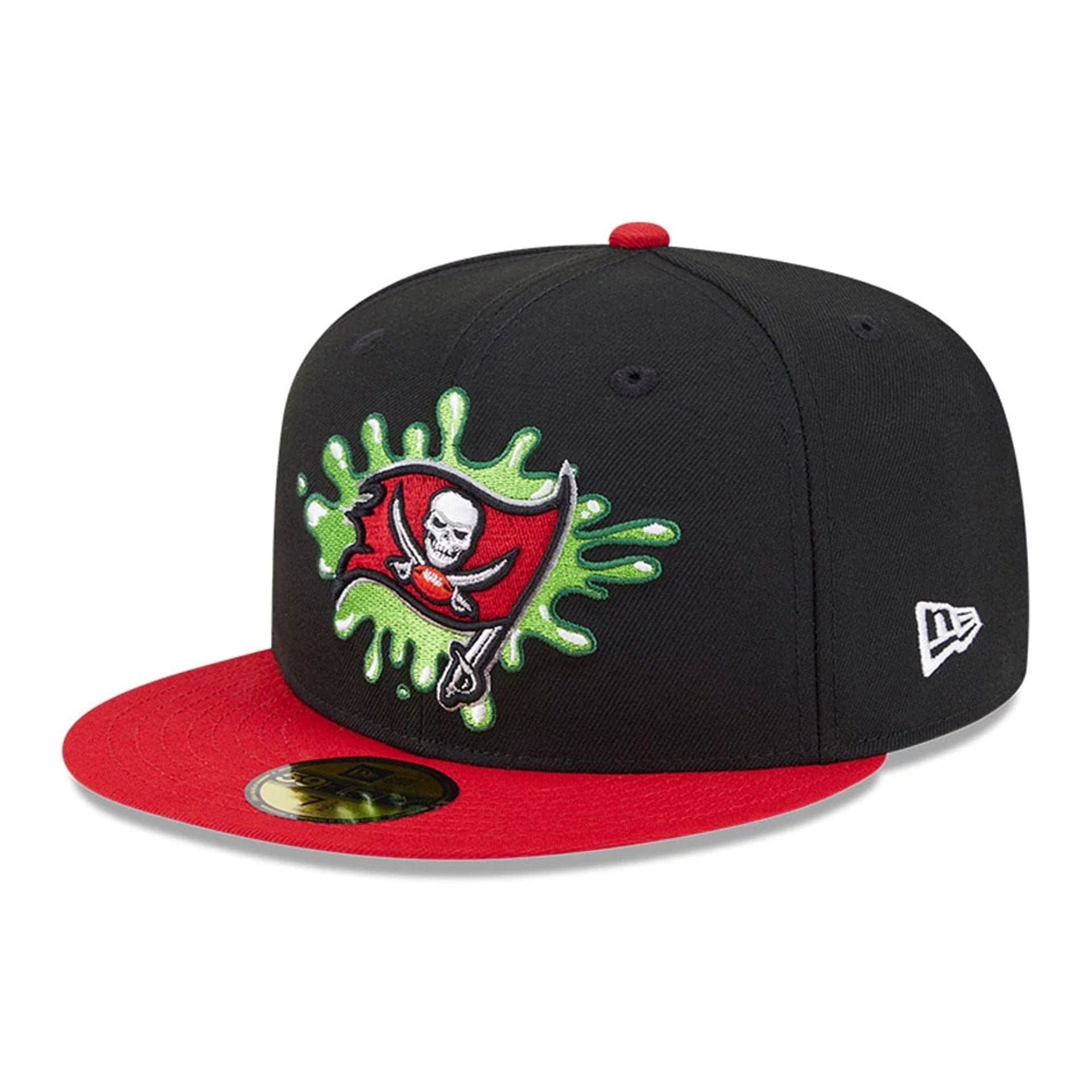 Pictured is this Tampa Bay Buccaneers NFL x Nickelodeon black 59FIFTY Fitted cap. 1